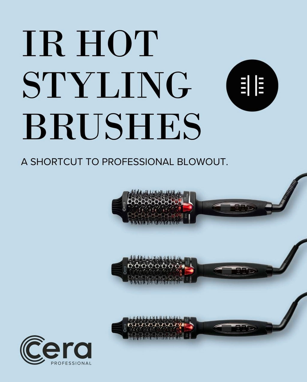 Cera IR Styling Brush 38mm